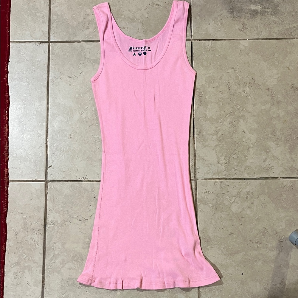Pink Tank Dress